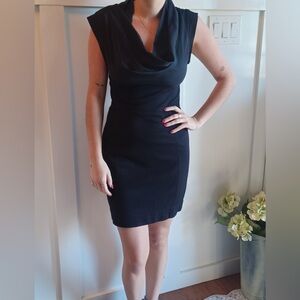 Guess Elegant Black Cowl Neck Dress size 5